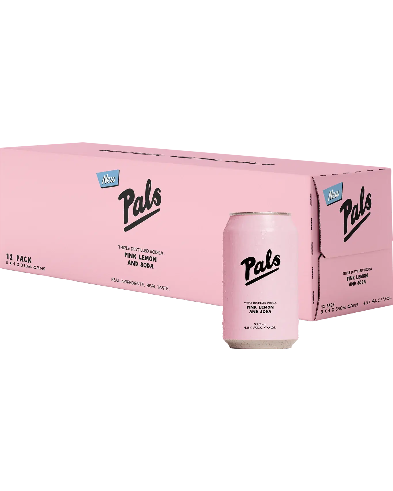 Pals Vodka Pink Lemon & Soda Can