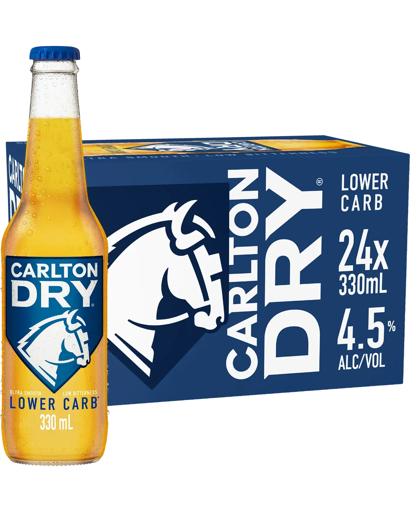 Carlton Dry Lager Bottles