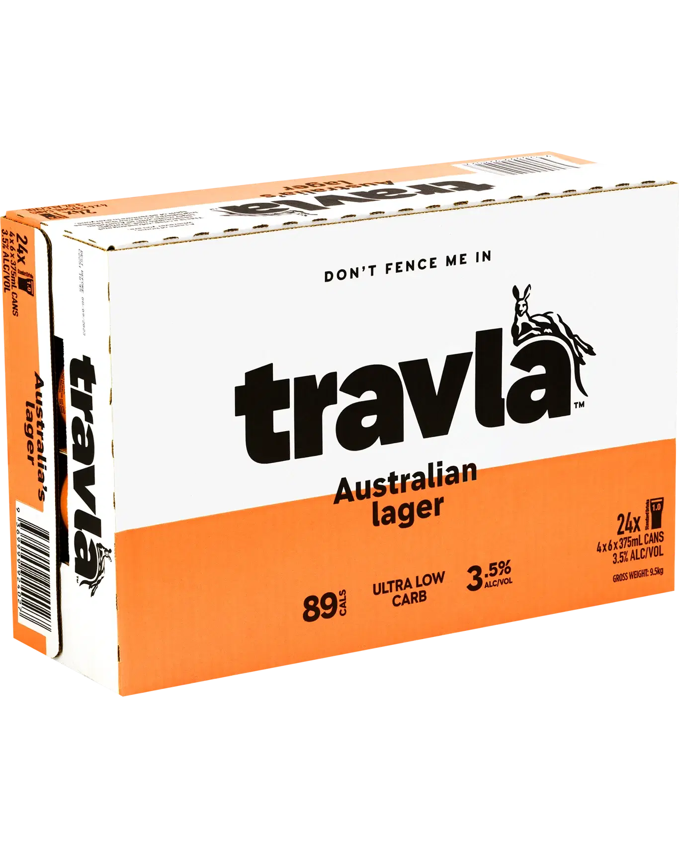 Travla Mid Strength Lager Cans