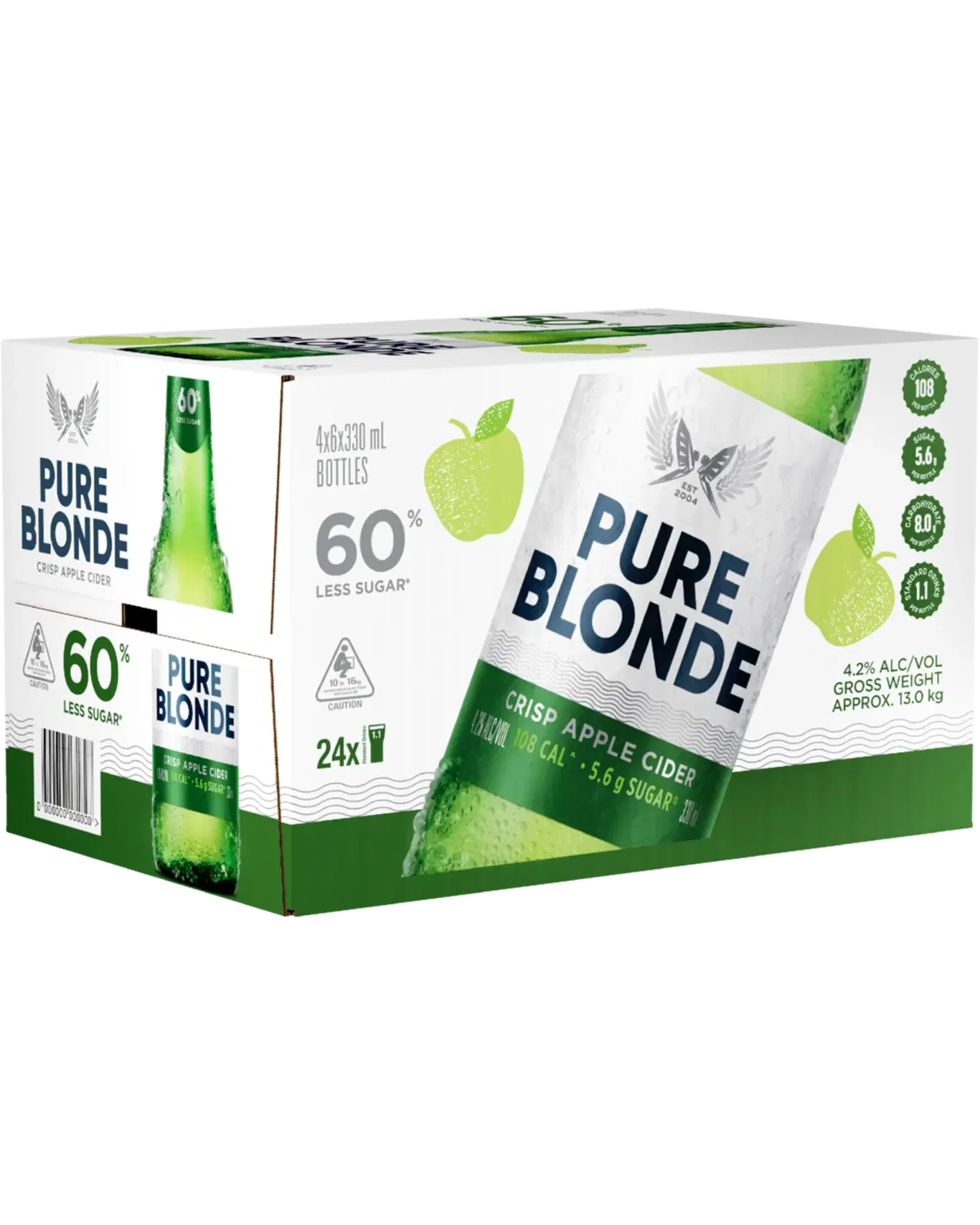 Pure Blonde Crisp Apple Cider Bottle