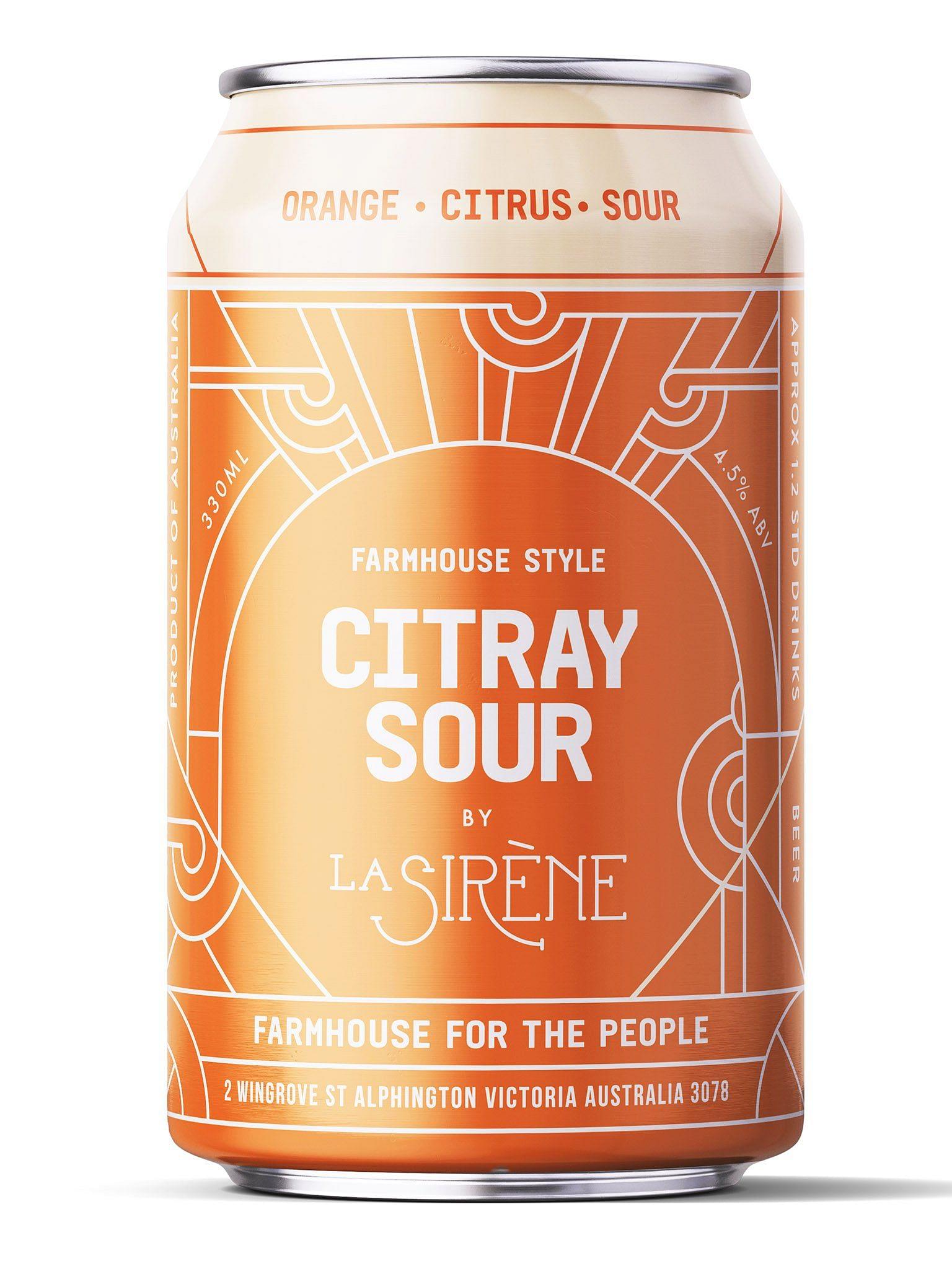 La Sirene Citray Sour Beer Can