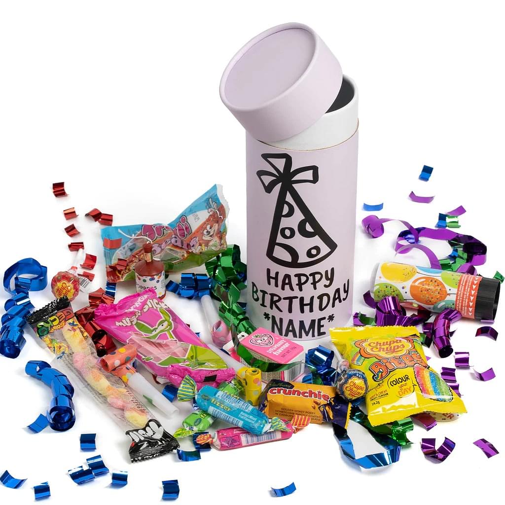 Birthday Candy Cylinder (Personalised)