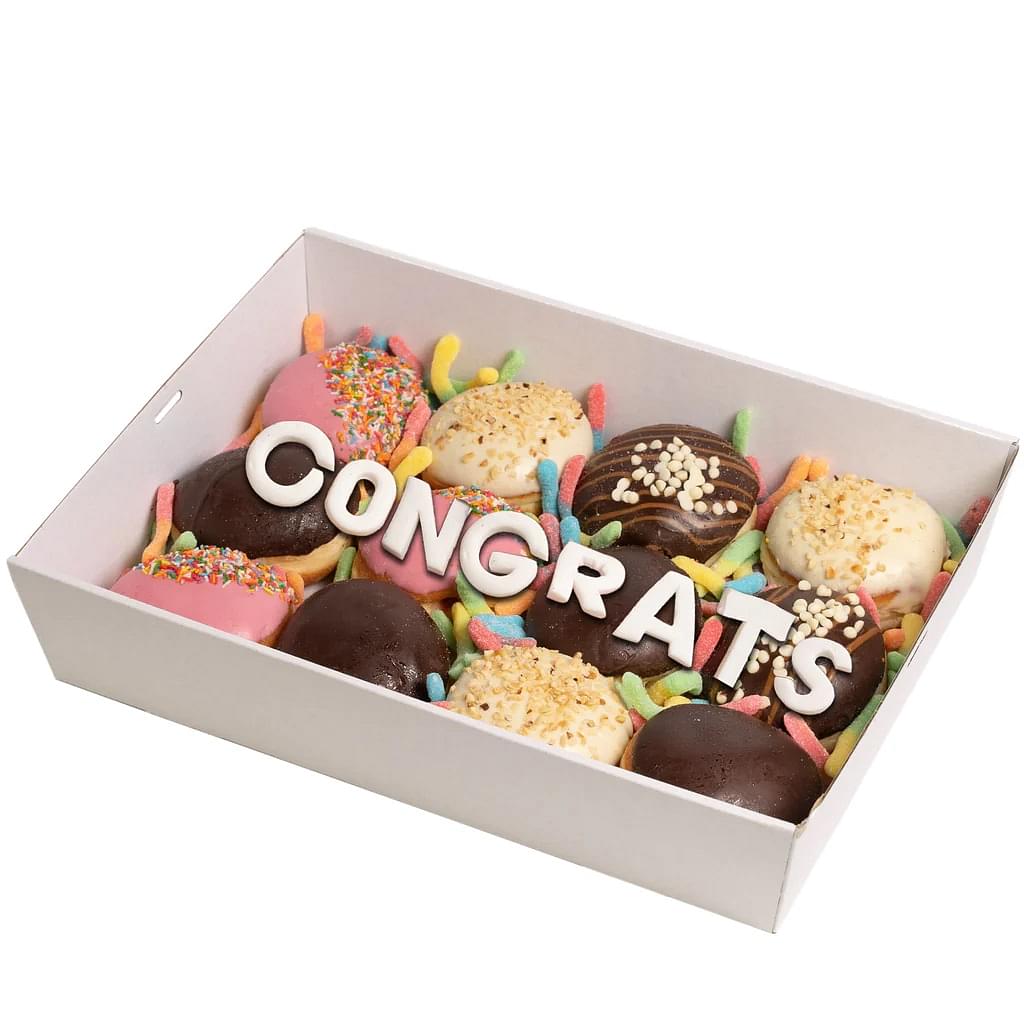 Congrats Donut Message Box