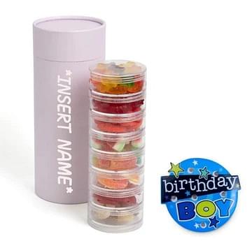Lolly Stackers (Choose Your Lollies) + Free Birthday Boy Badge