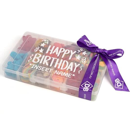 Happy Birthday Lolly Box (Personalised)