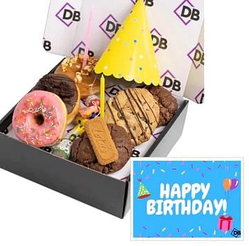 6 Pack Vegan Birthday Box + Free Birthday Card