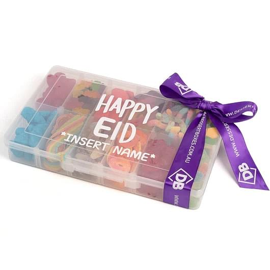 Happy EID Lolly Box with Name (Personalised)