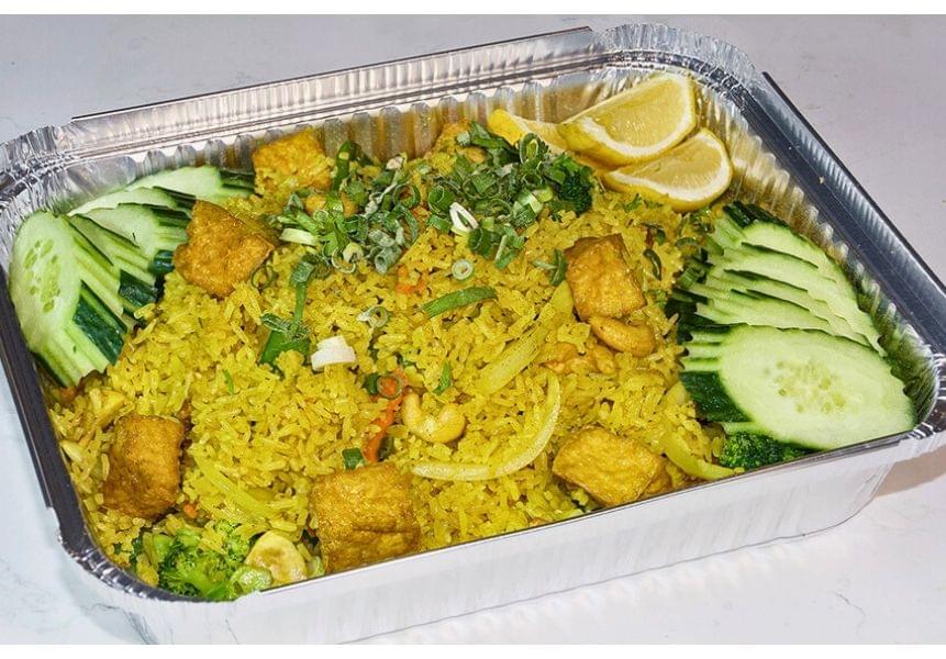 Fried Rice Pineapple Vegan