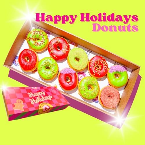 Happy Holidays Donuts