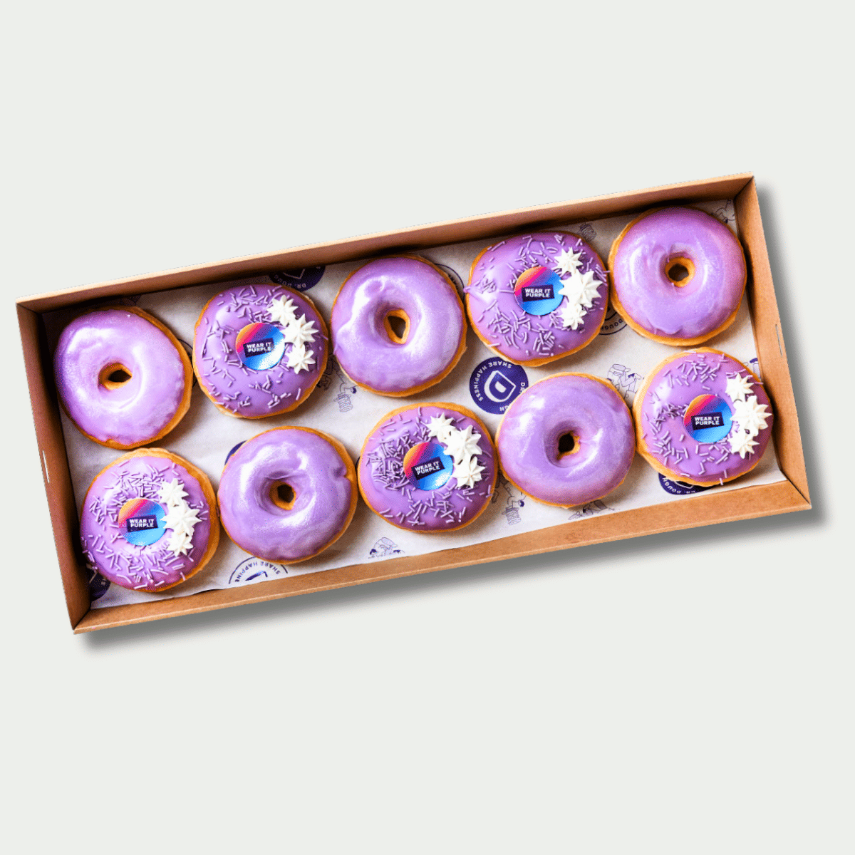 Wear It Purple Day Donuts