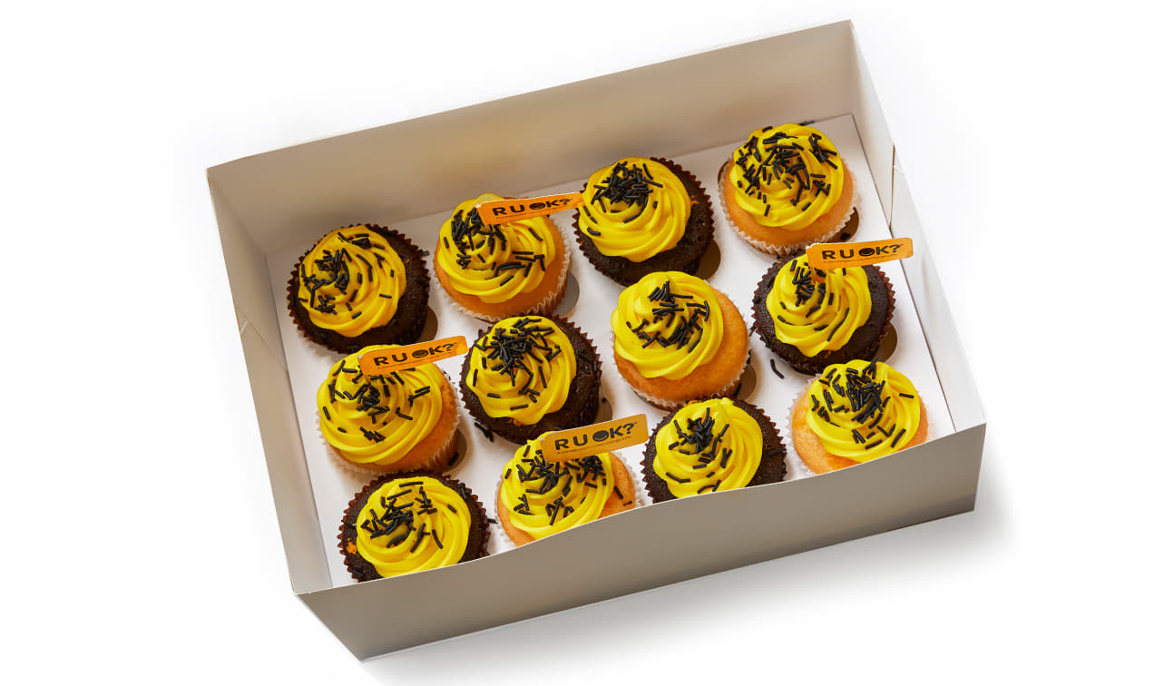 R U OK? Day Cupcakes