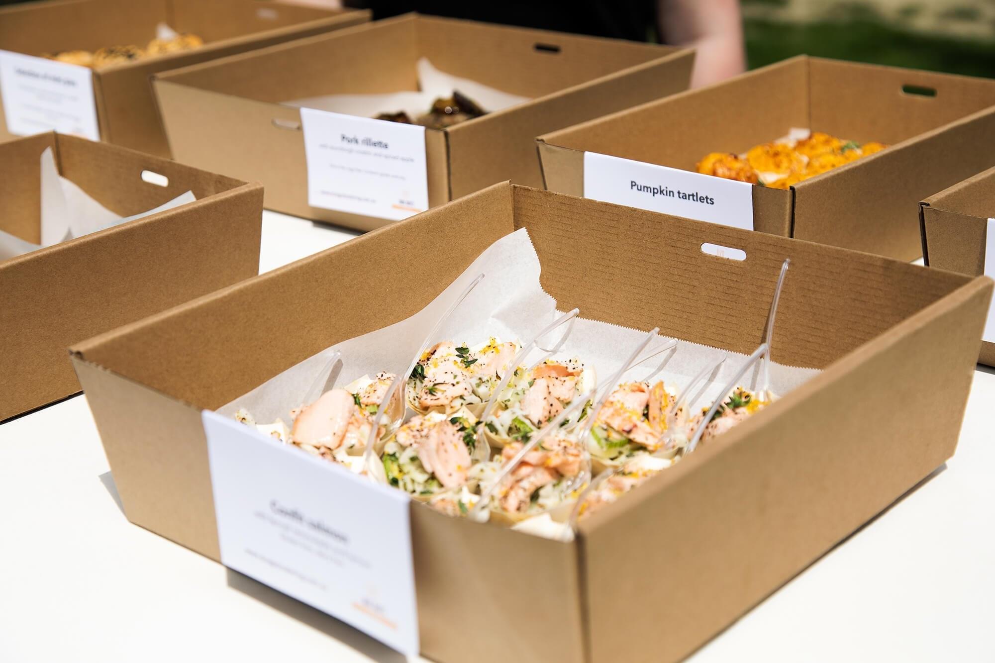 Confit Salmon & Fennel Cups 