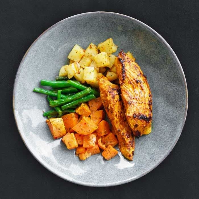 Turkey w Herbs & vegetables