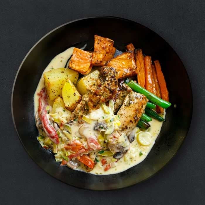 Supreme Chicken Mushroom w Roasted Vegetables