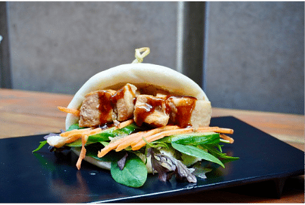 Braised Coconut Pork Bao Bun