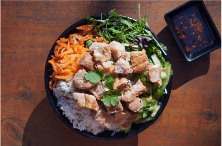 Braised Coconut Pork Rice Bowl