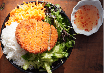 Crispy Chicken Rice Bowl