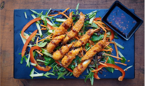 Crispy Prawn Salad Bowl