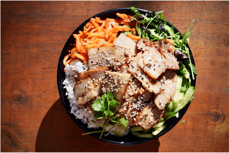 Grilled Sesame Pork Rice Bowl