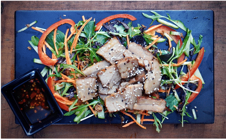 Grilled Sesame Pork Salad Bowl