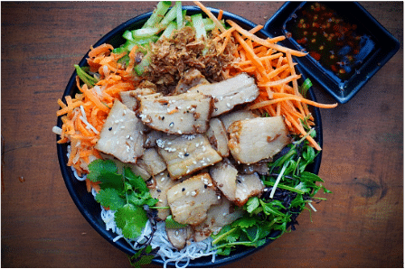 Grilled Sesame Pork Vermicelli Noodle