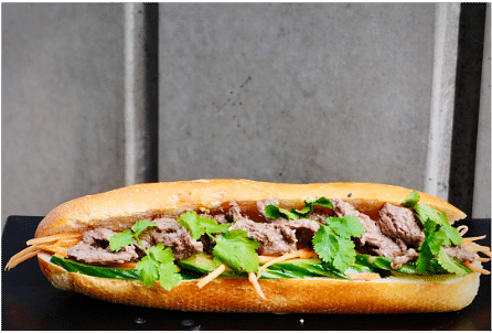 Lemongrass Beef Banh Mi