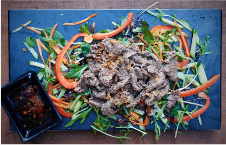Lemongrass Beef Salad Bowl