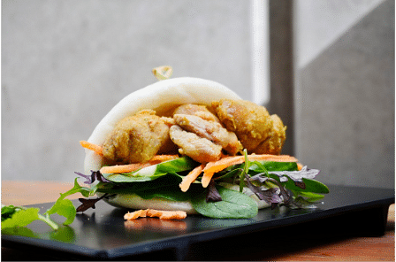 Lemongrass Chicken Bao Bun