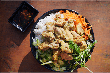 Lemongrass Chicken Rice Bowl
