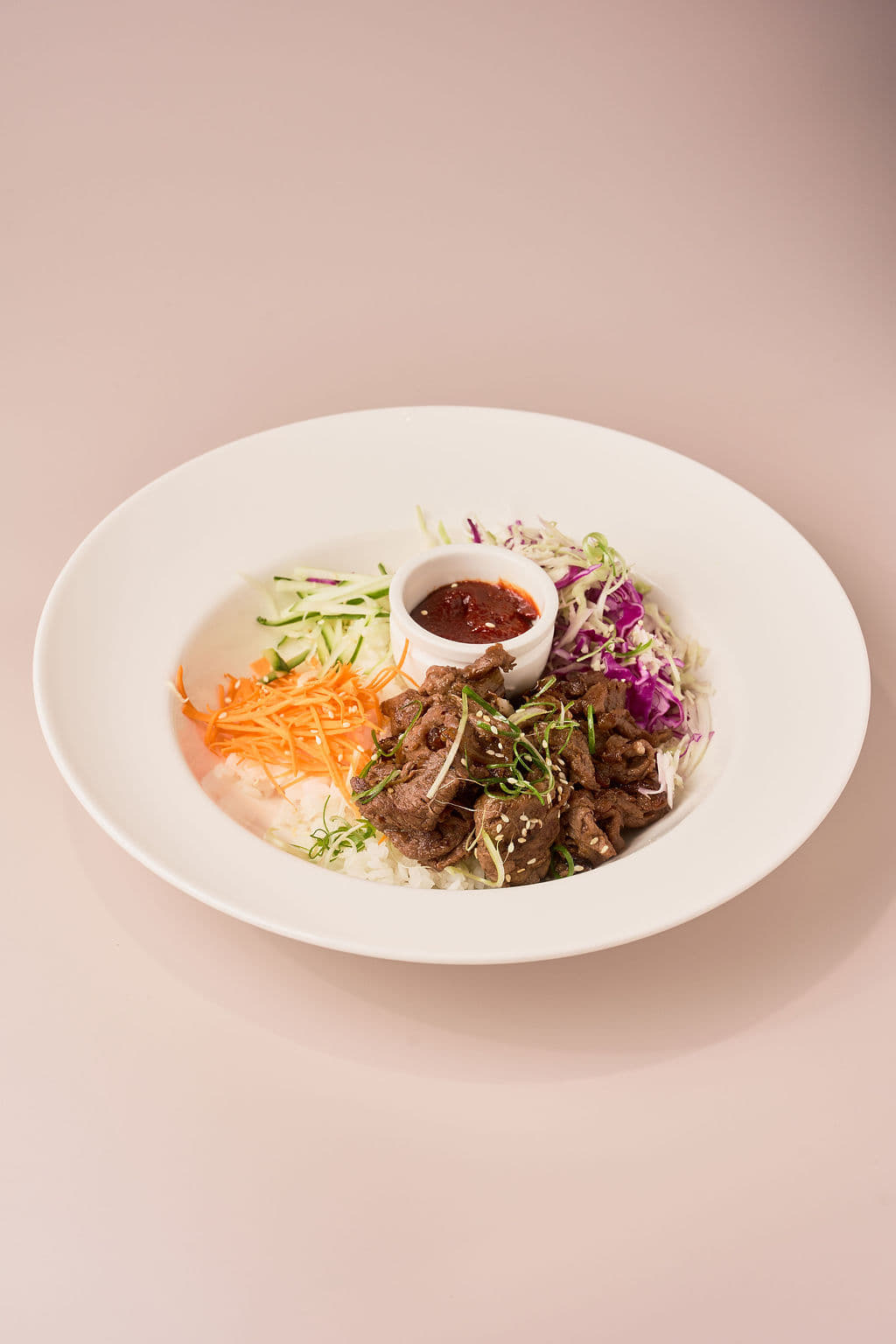 Korean Beef Bibimbap Rice Bowl