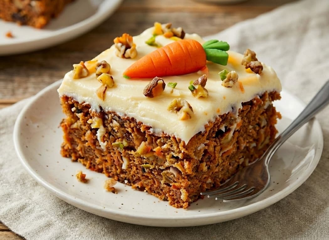 Carrot Cake Square Slice