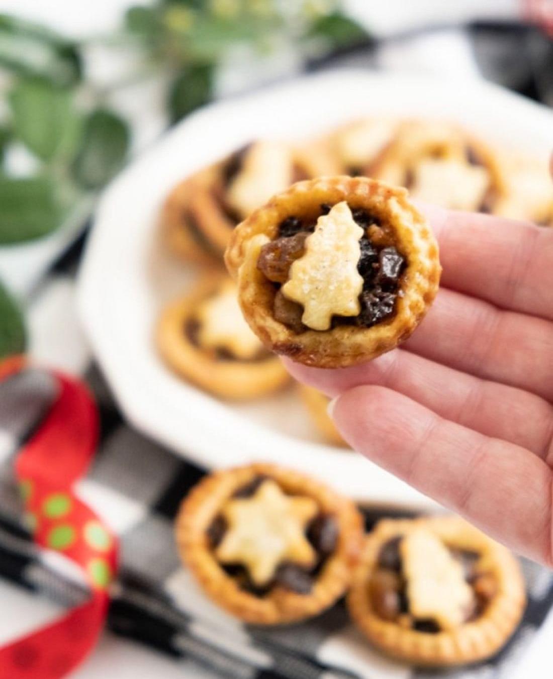 Petit Christmas Cherry Tart