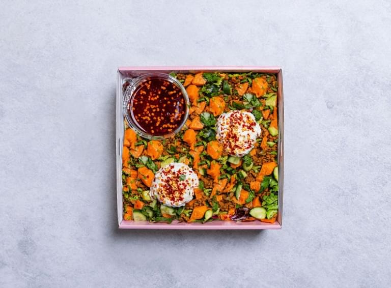 Hot Honey Ground Beef Platter