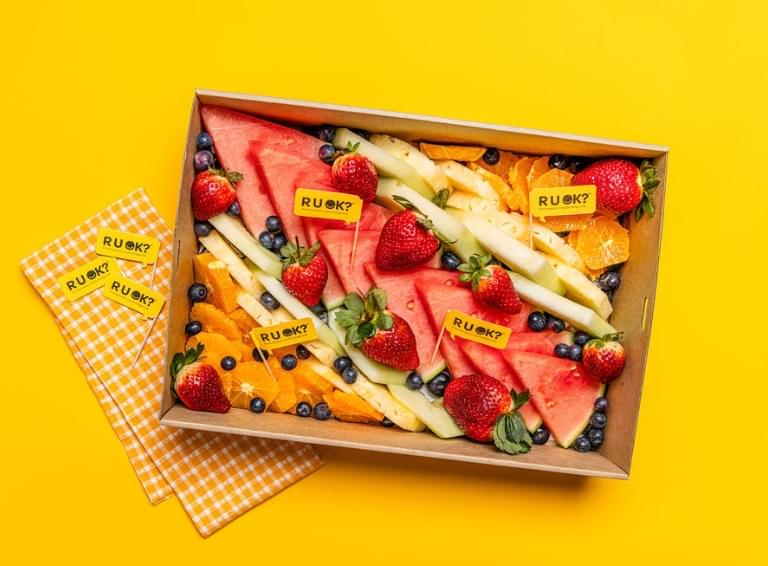 R U OK Day Seasonal Fruit Platter