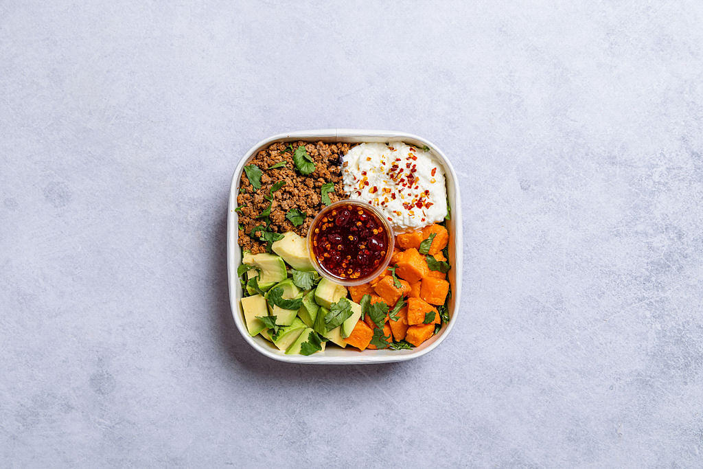 Hot Honey Ground Beef Bowl