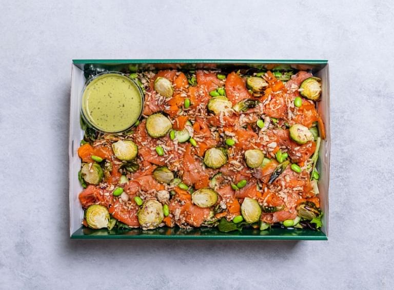 Smoked Salmon Green Goddess Salad Platter