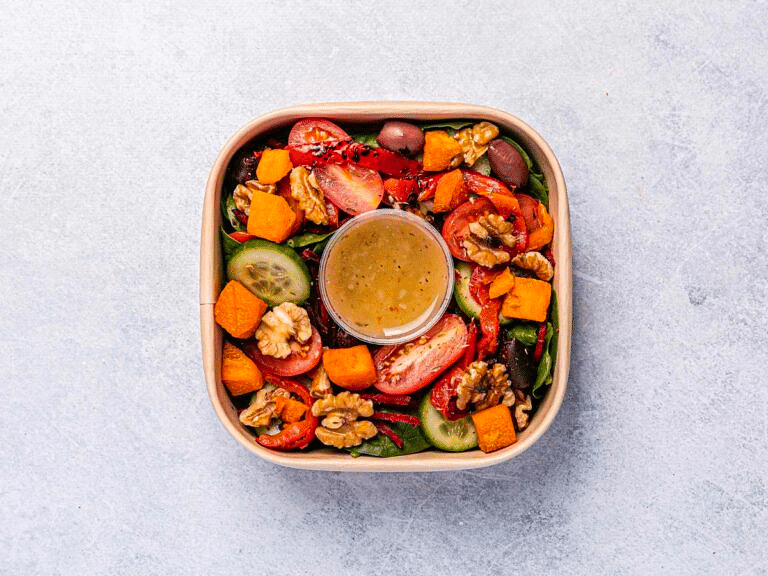 Vegan Mediterranean Salad Bowl