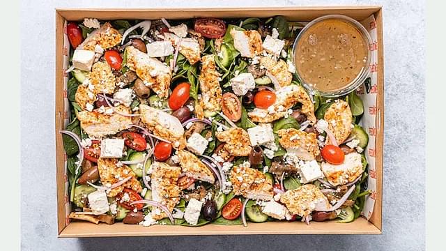 Mediterranean Chicken Salad Platter