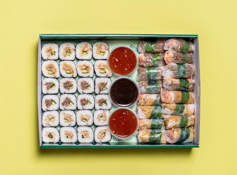 Sushi & Rice Paper Rolls Party Platter