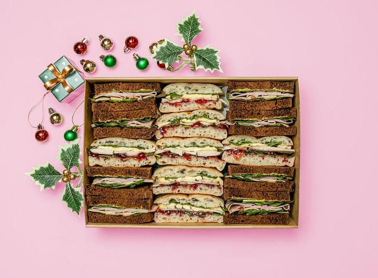 Christmas Sandwich Platter