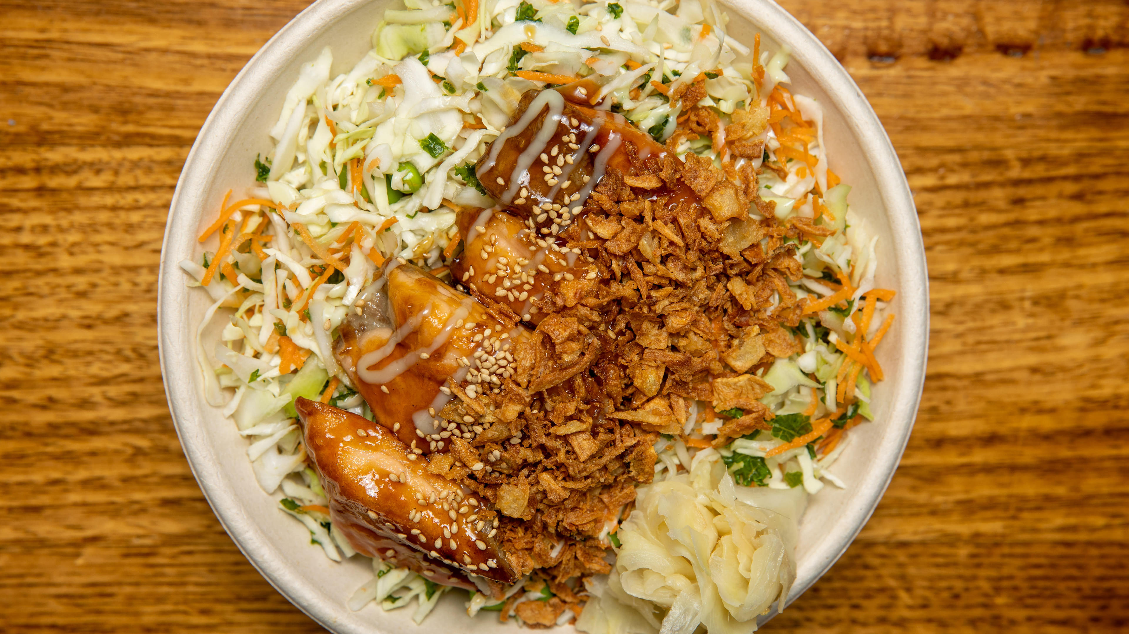 Teriyaki Salmon Poké