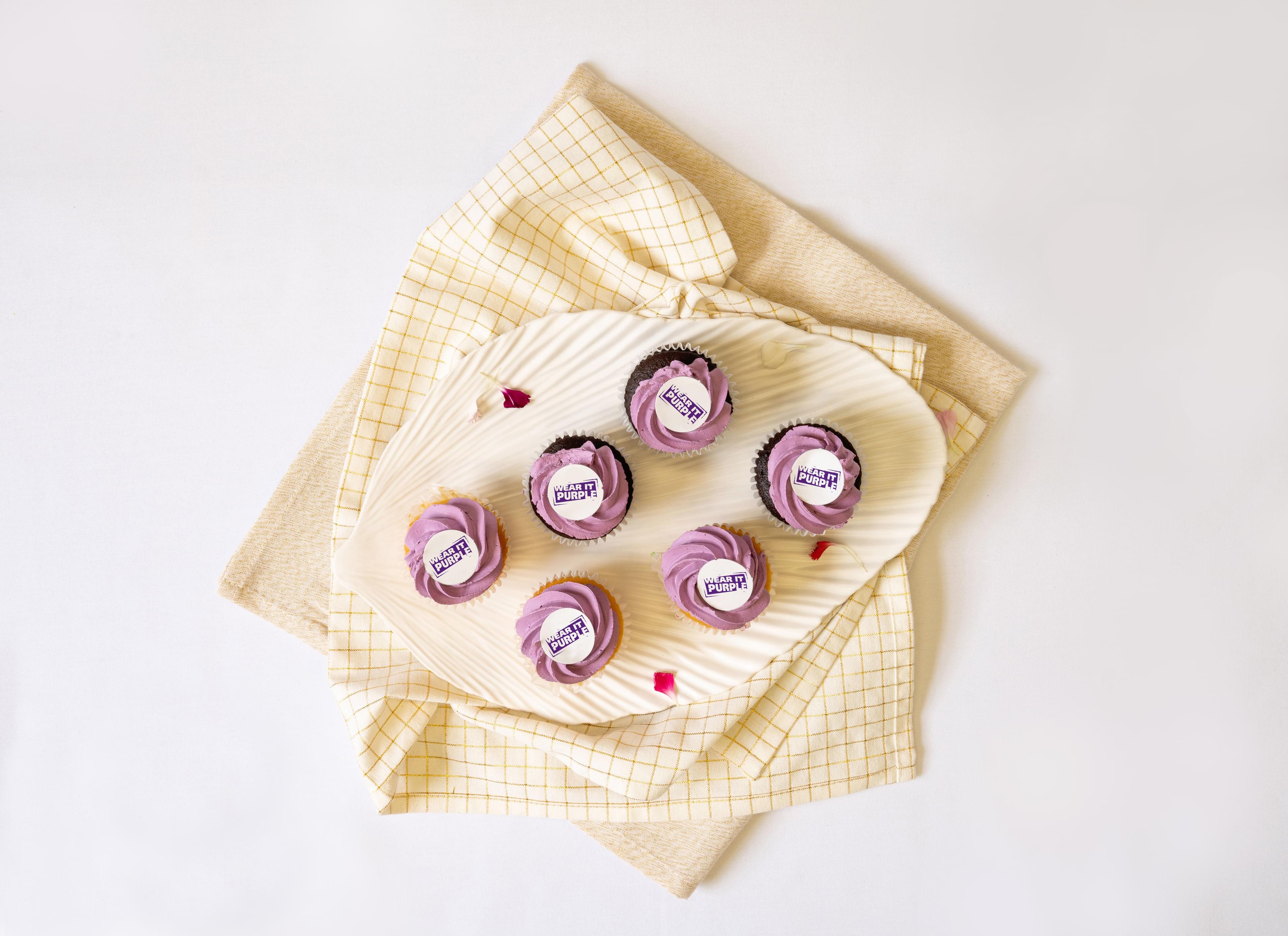 Wear It Purple Cupcakes