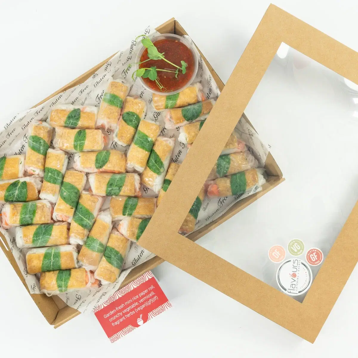 Garden-Fresh Mini Rice Paper Roll