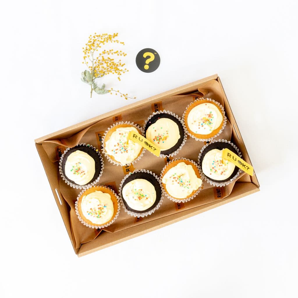RU OK Day Cupcakes