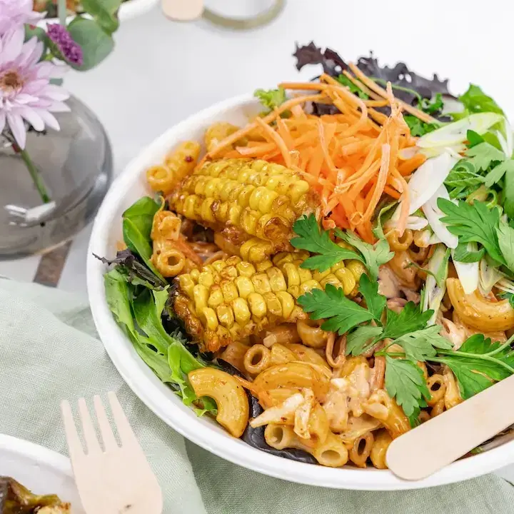 Smoked Chipotle Macaroni Salad - Nourish Bowl