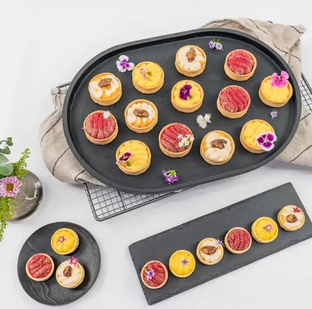 White Hazelnut Ganache Tart, Candied Walnut & Hot Honey