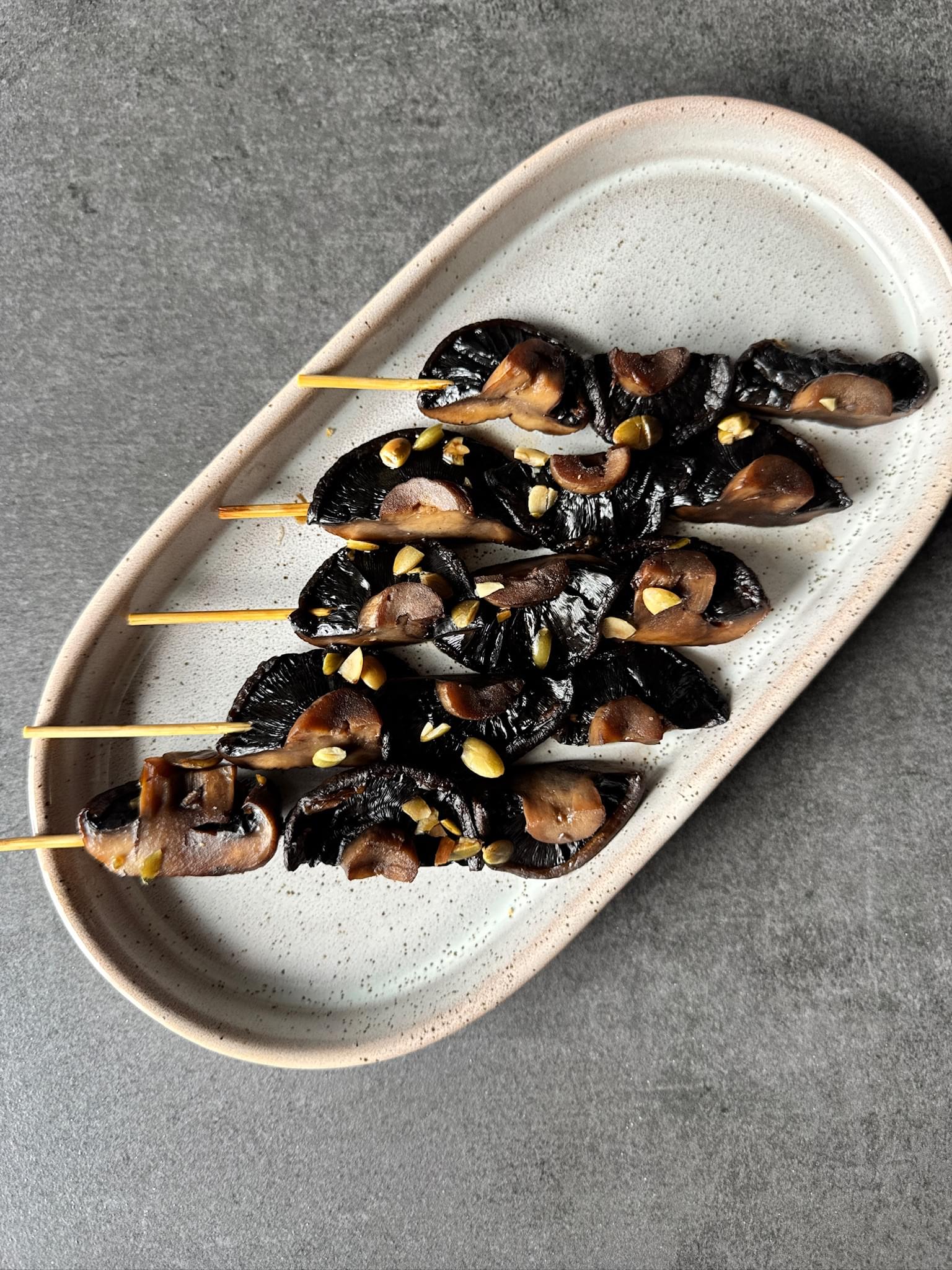 Mushroom Skewer