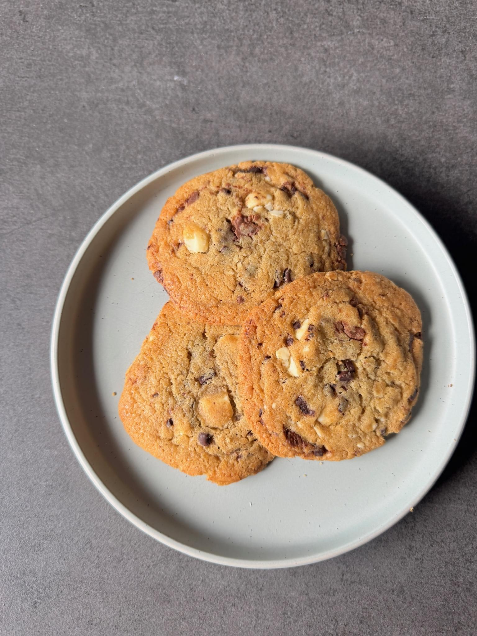 Triple Chocolate Chip Cookie