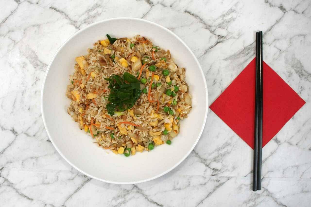 Chinese Special Fried Rice, Vegetarian