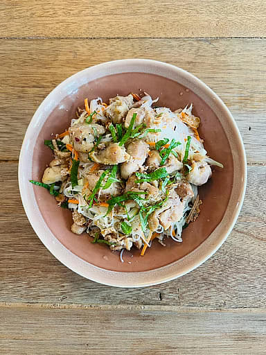 Viet Rice Noodle Salad Lemongrass Chicken